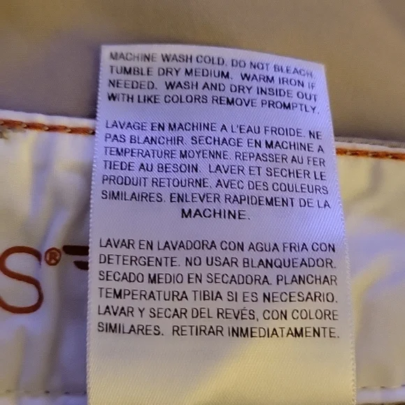 Dockers khaki skort 5 pockets belt loops stretch cotton blend size 8P Excellent… - Picture 7 of 8